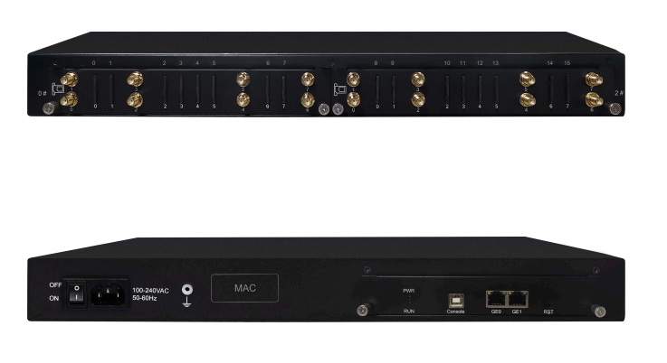 VoIP Gateway Dinstar UC2000-VF-16T-B